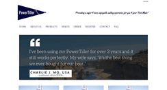 Desktop Screenshot of powertiller.com