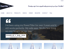 Tablet Screenshot of powertiller.com